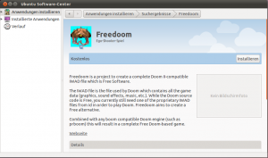 Ubuntu-Installation von Freedoom