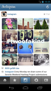 Instagram for Android: Home Screen