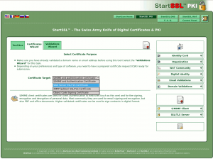 StartSSL: Webserver-Zertifikat erstellen (TLS/SSL)
