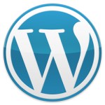 Blue Wordpress Logo © Wordpress.org