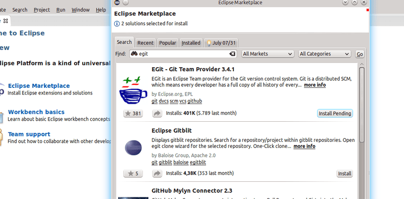 EGit im Eclipse Marketplace.