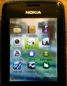 Nokia 301: Kein Touch, Menü wie früher…
