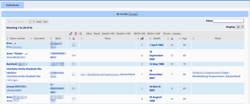 Featured image of Webtrees: Fehlende Grabsteinfotos ermitteln
