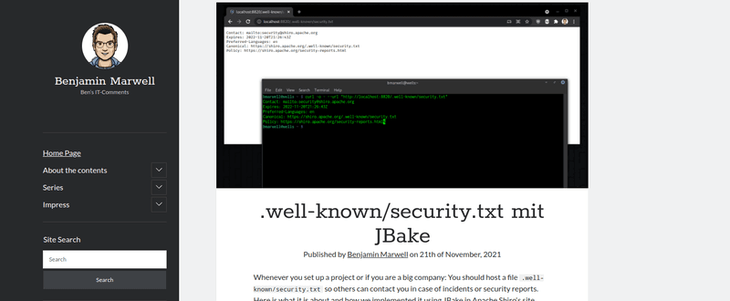 Featured image of JBake-Author template released
