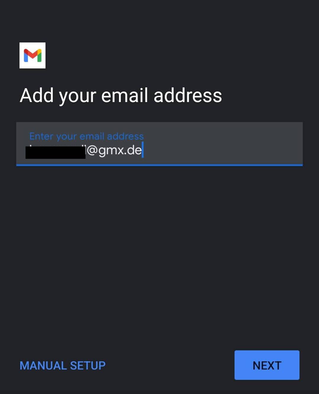 GMX-Login E-Mailadresse eingeben.